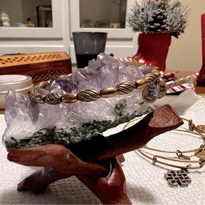 Alex and Ani +Energy Beaded Stackable Charm Bracelet